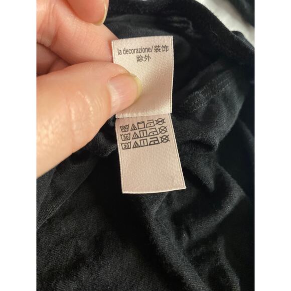 Victoria’s Secret Heavenly Black Pajama Set Leopard Trim Button Top Shorts S - Picture 5 of 8